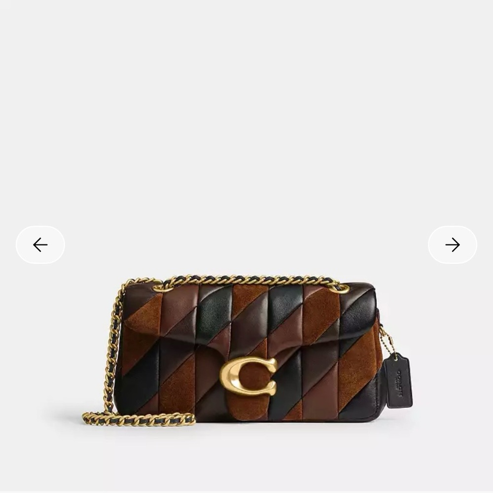 Coach Patchwork Leather Shoulder Bag - Picture 7 of 16